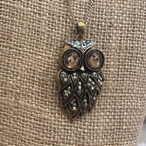 Elegant Owl Pendant Necklace